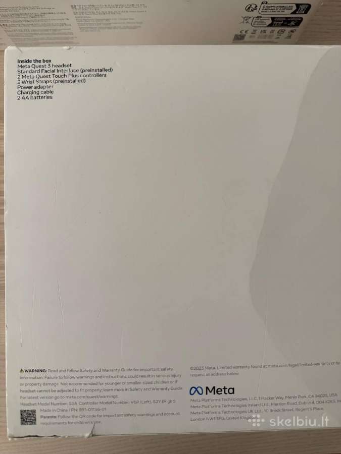 Meta Quest 3 128 GB - pilnas komplektas - nuotraukos Nr. 6