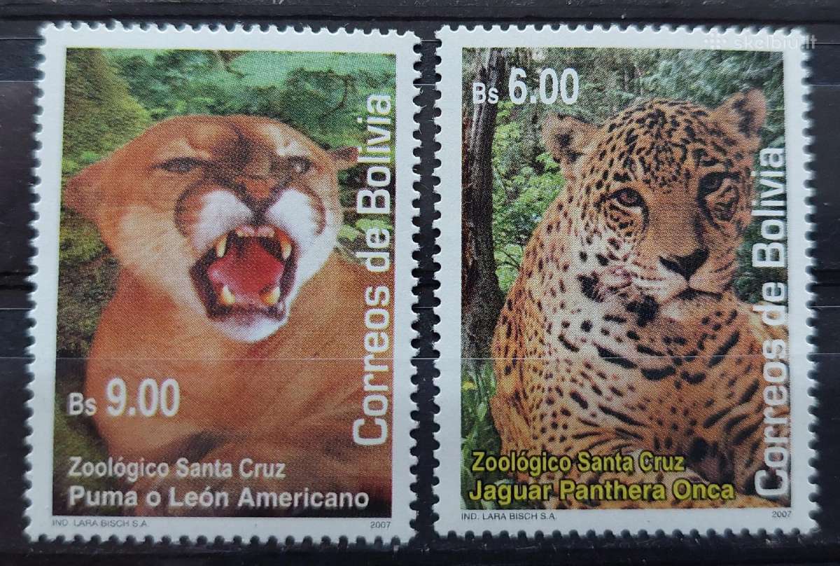 Bolivija 2007 zoologijos sodas , švarūs, Michel 1