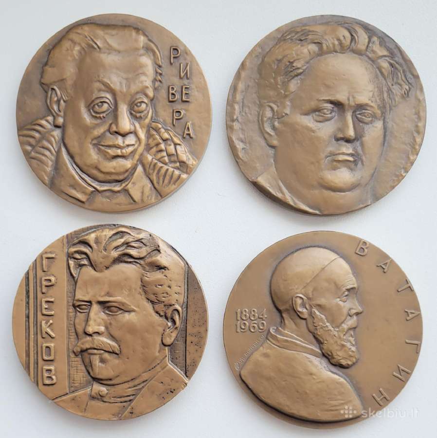 Stalo medaliai, skirti dailininkams