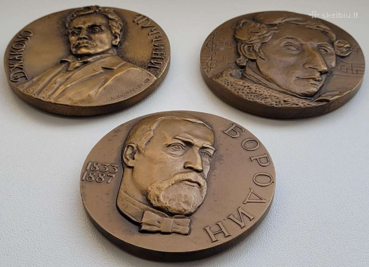 Stalo medaliai, skirti kompozitoriams - nuotraukos Nr. 3
