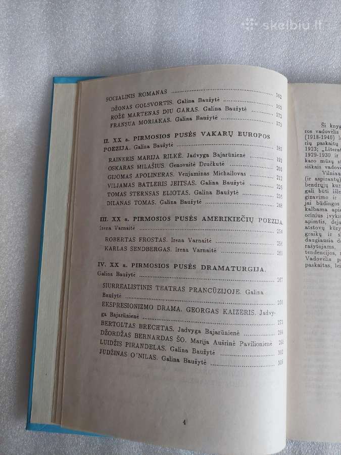 XX a. Vakarų literatūra - nuotraukos Nr. 4
