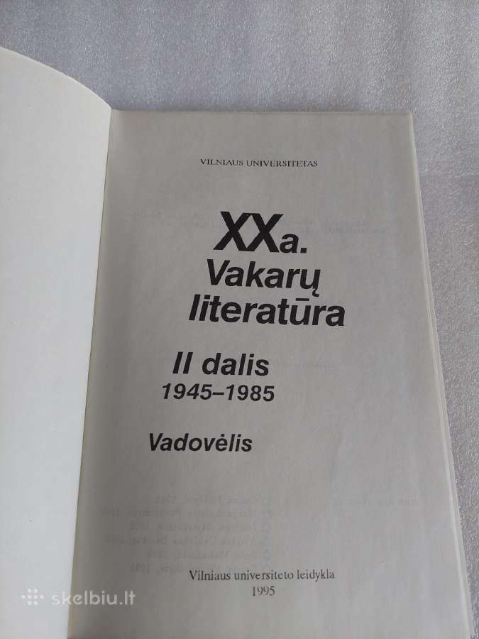 XX a. Vakarų literatūra - nuotraukos Nr. 6