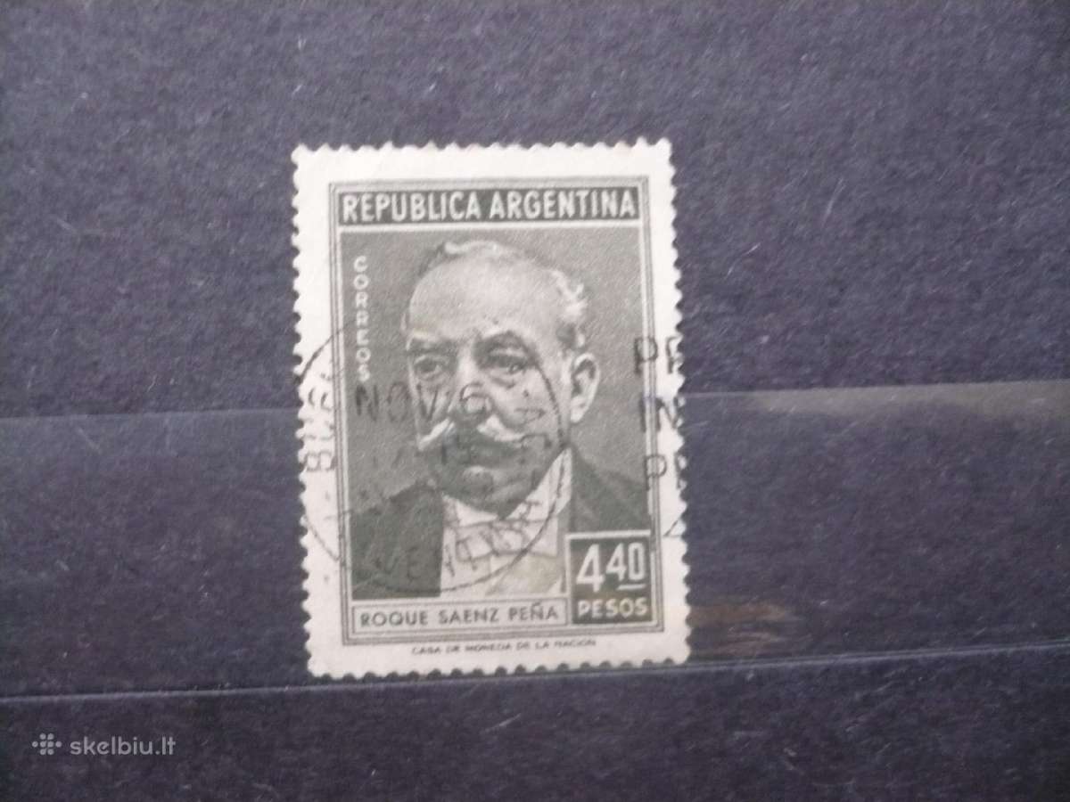 1957 m. Roque Saenz Pena, valstybės veikėjas