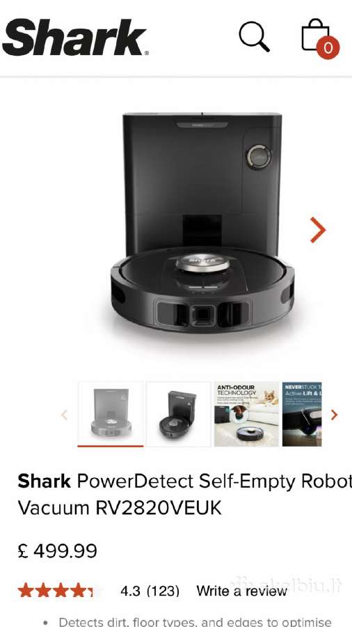 Shark Siurblys Robotas