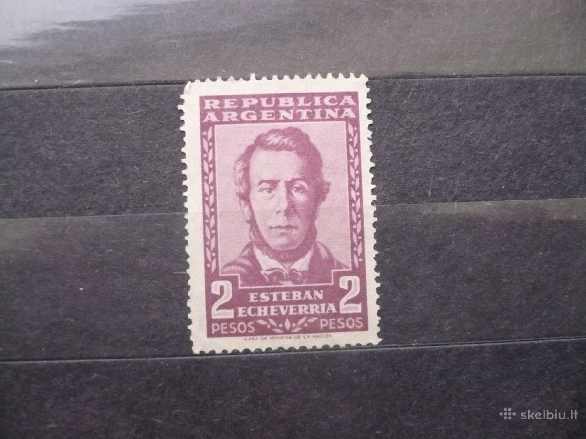 1957 m. Estebanas Echeverria, rašytojas Mhn