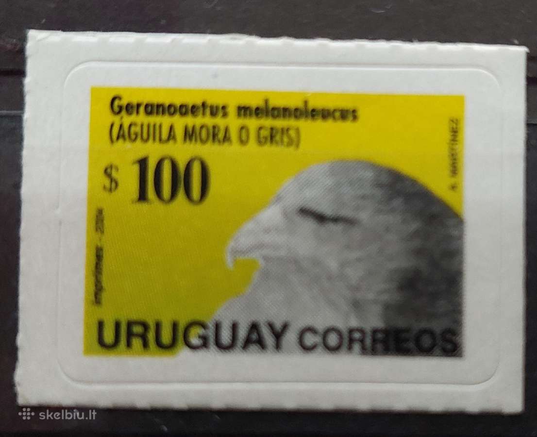 Urugvajus 2004 paukštis, švarūs, Michel 2837