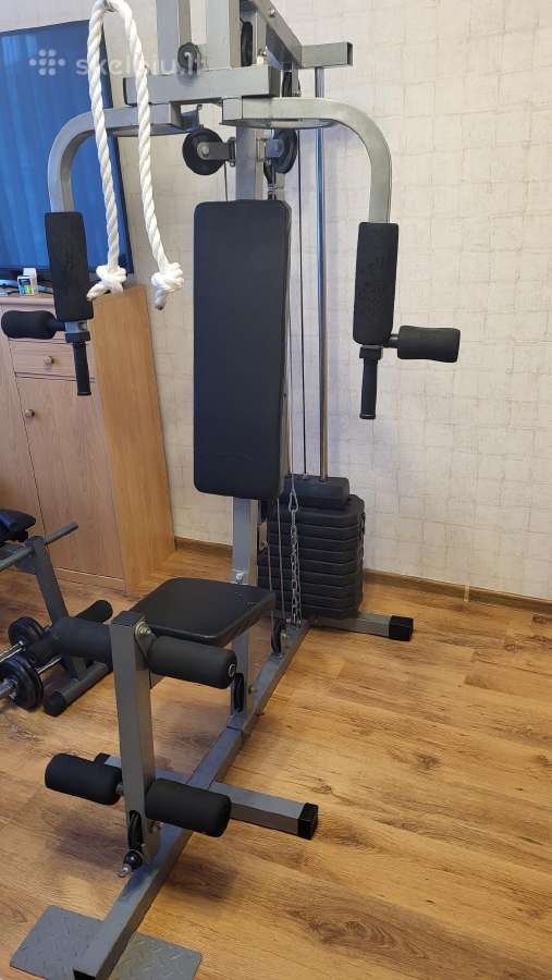 Daugiafunkcinos trneruoklis + suoliukas su stanga - nuotraukos Nr. 3