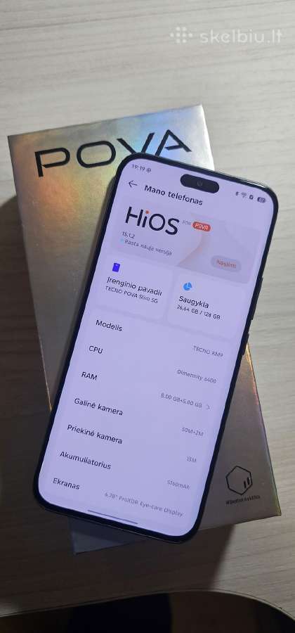 Telefonas Tecno Pova Slim arba keičiu į Samsung - nuotraukos Nr. 6