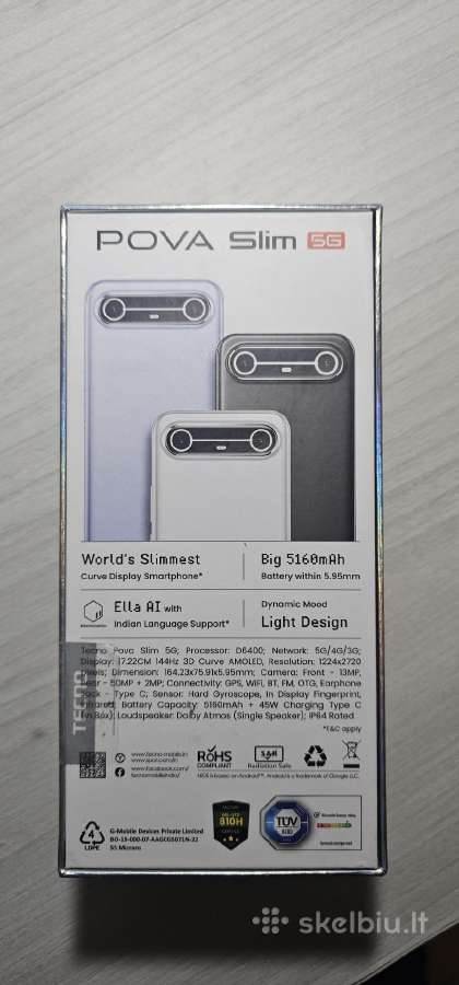 Telefonas Tecno Pova Slim arba keičiu į Samsung - nuotraukos Nr. 9