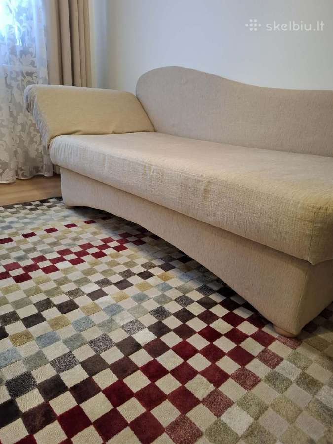 Smėlinė viengulė sofa-lova - nuotraukos Nr. 4