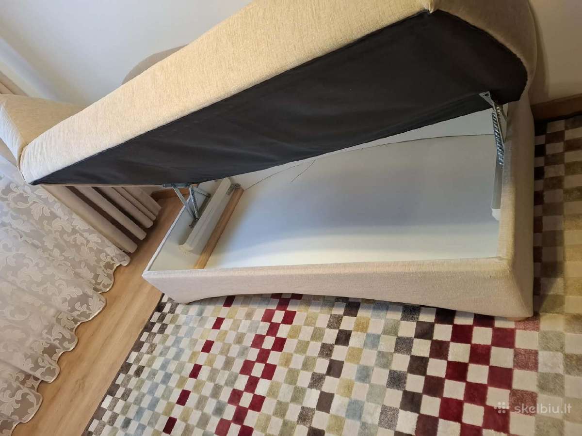Smėlinė viengulė sofa-lova - nuotraukos Nr. 6