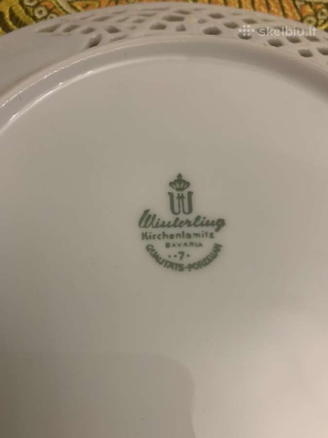 Winterling porceliano lėkštė - nuotraukos Nr. 3