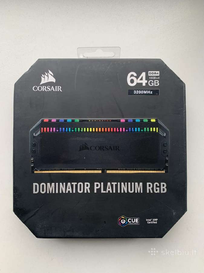 Corsair Dominator Platinum Rgb 64gb Ddr4 3200mhz