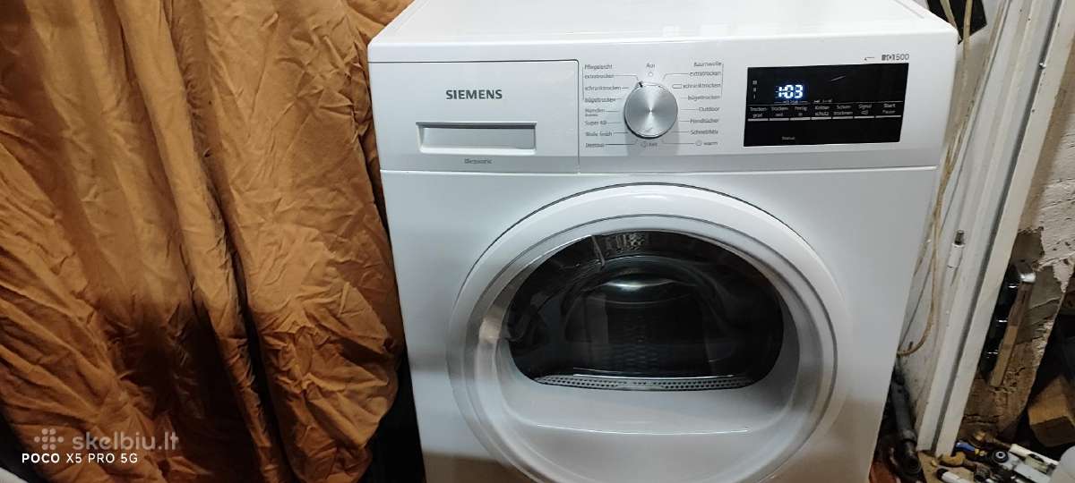 Siemens Wt47w448 iq500 Su šilumos Siurbliu 8kg.a+ - nuotraukos Nr. 3