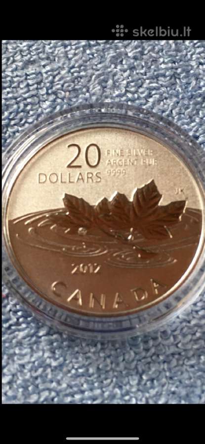 Moneta Canada 2012m. 20 dollars, sidabras