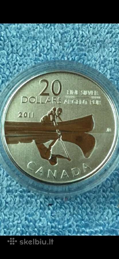 Moneta Canada 2011m. 20 dollars, sidabras