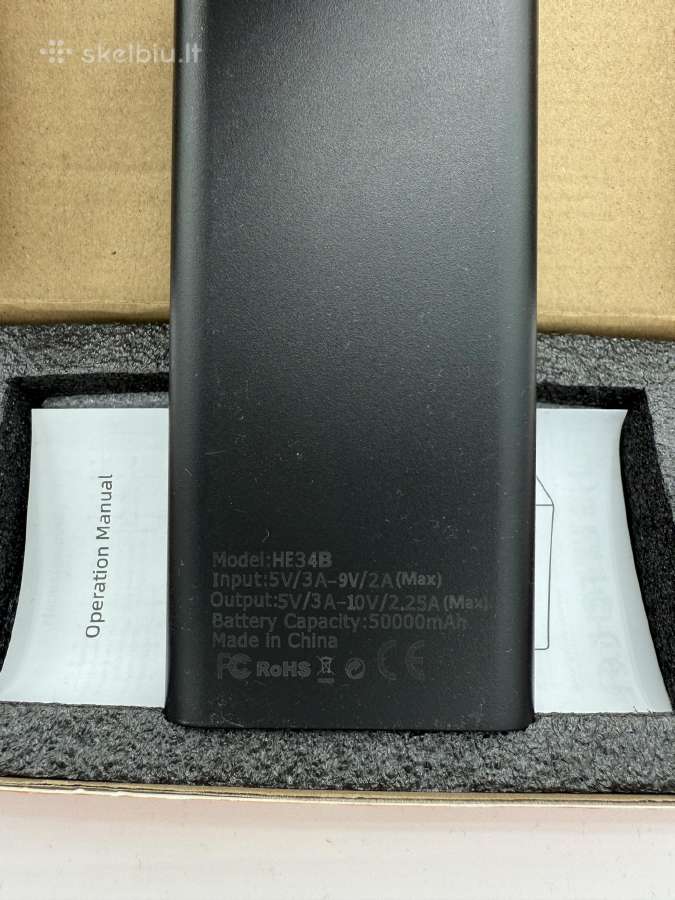 Powerbankas 27000mah išorinė baterija - nuotraukos Nr. 3