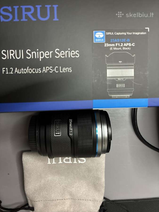 Sirui 23mm aps-c objektyvas Sony-e - nuotraukos Nr. 3