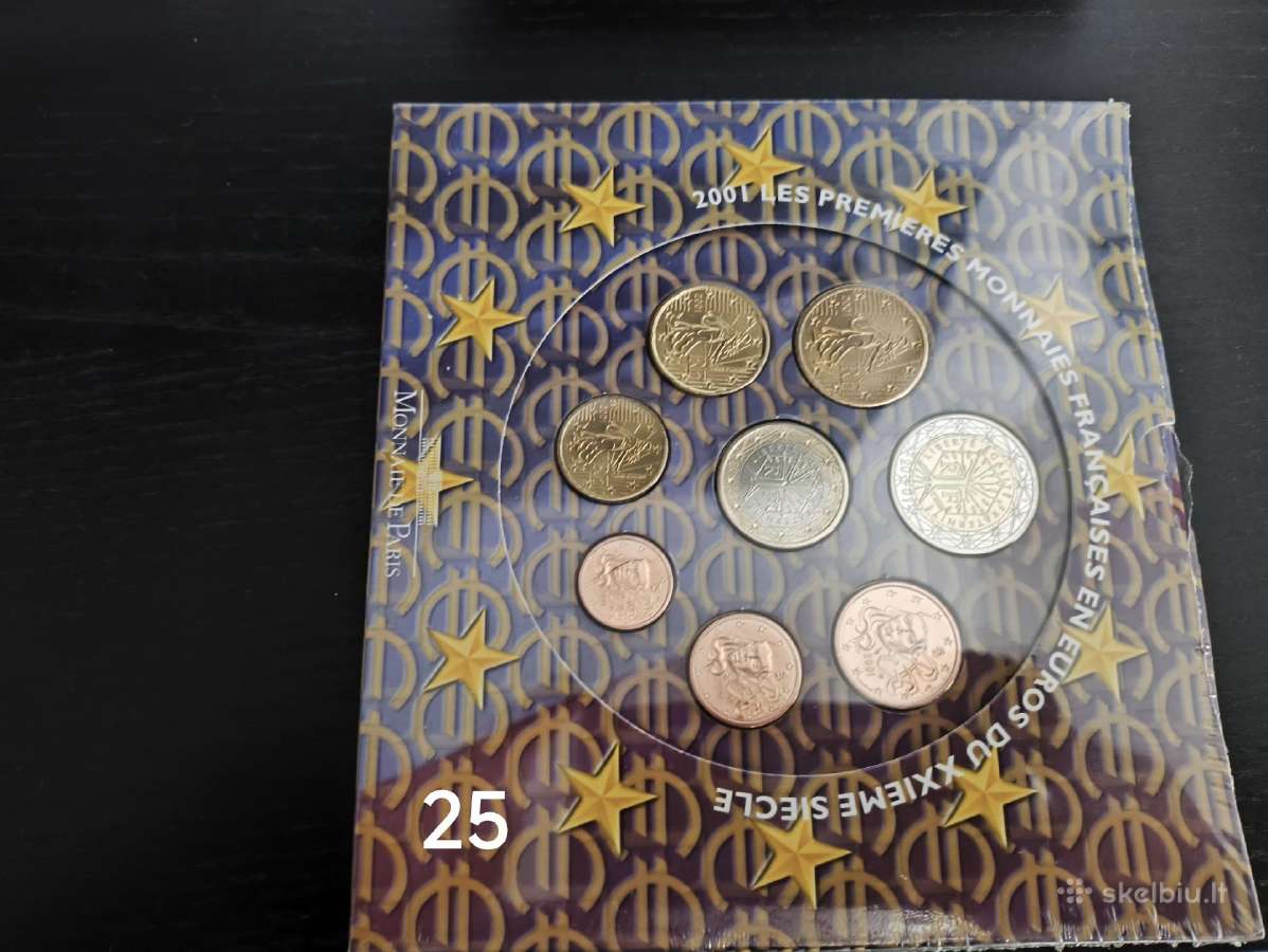 Įvairių šalių, įvairių metų euro monetų rinkiniai - nuotraukos Nr. 10