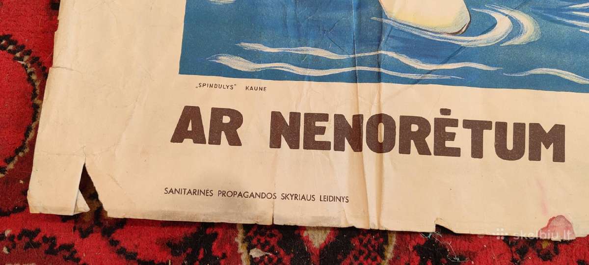 Tarpukario lietuviškas plakatas - nuotraukos Nr. 2