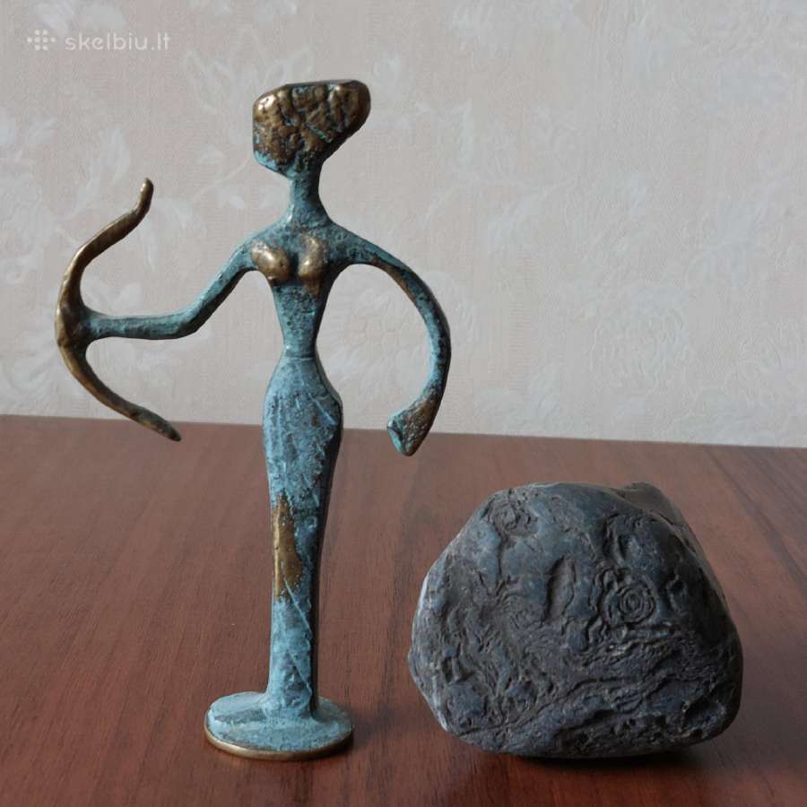 Žalvarinė statulėlė Artemidė - Medžioklės deivė - nuotraukos Nr. 21