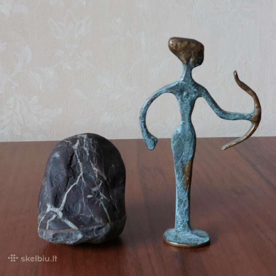 Žalvarinė statulėlė Artemidė - Medžioklės deivė - nuotraukos Nr. 26