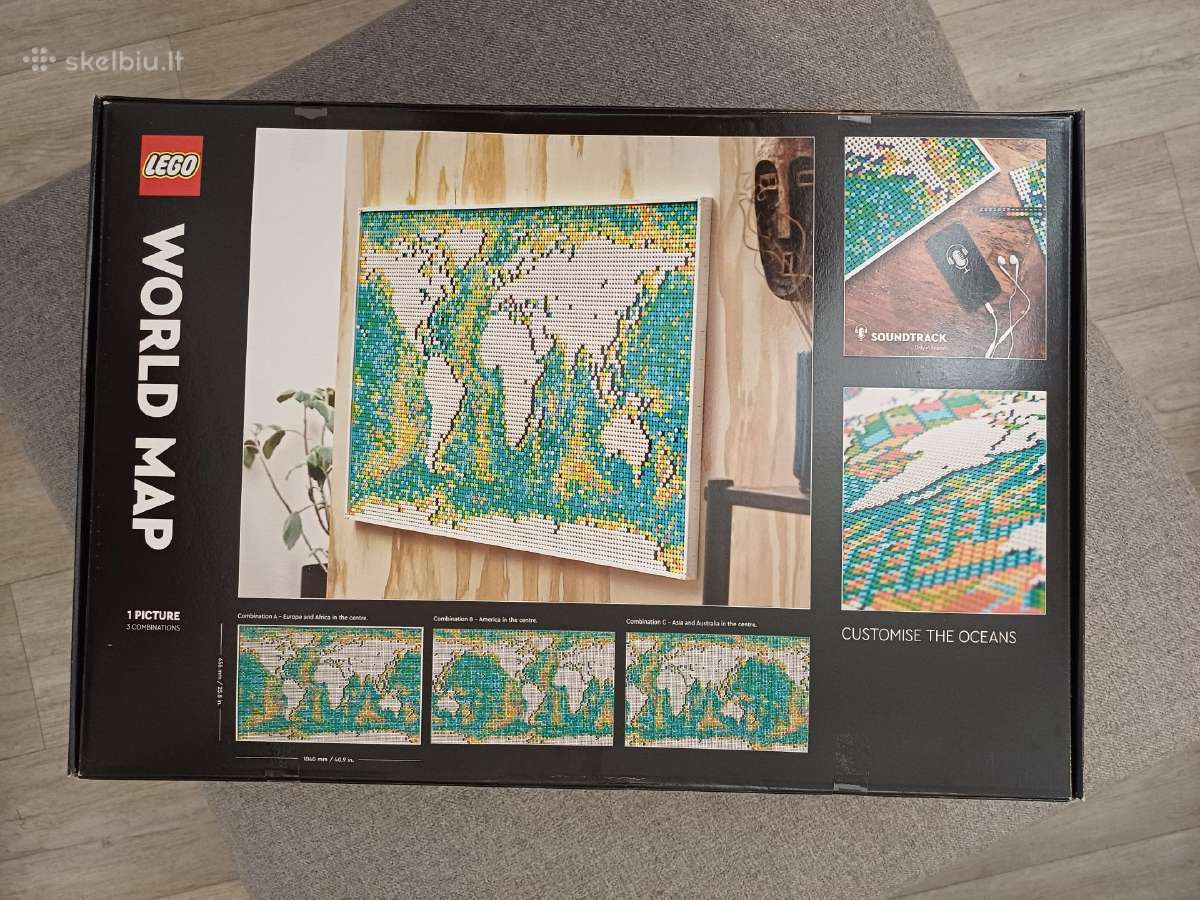 Lego art 31203 World Map - nuotraukos Nr. 2