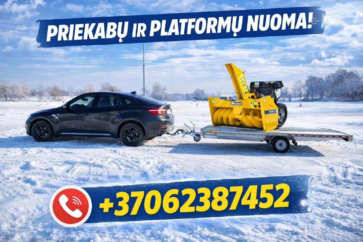 Platformu , traliuku ir priekabu Nuoma ! - nuotraukos Nr. 15