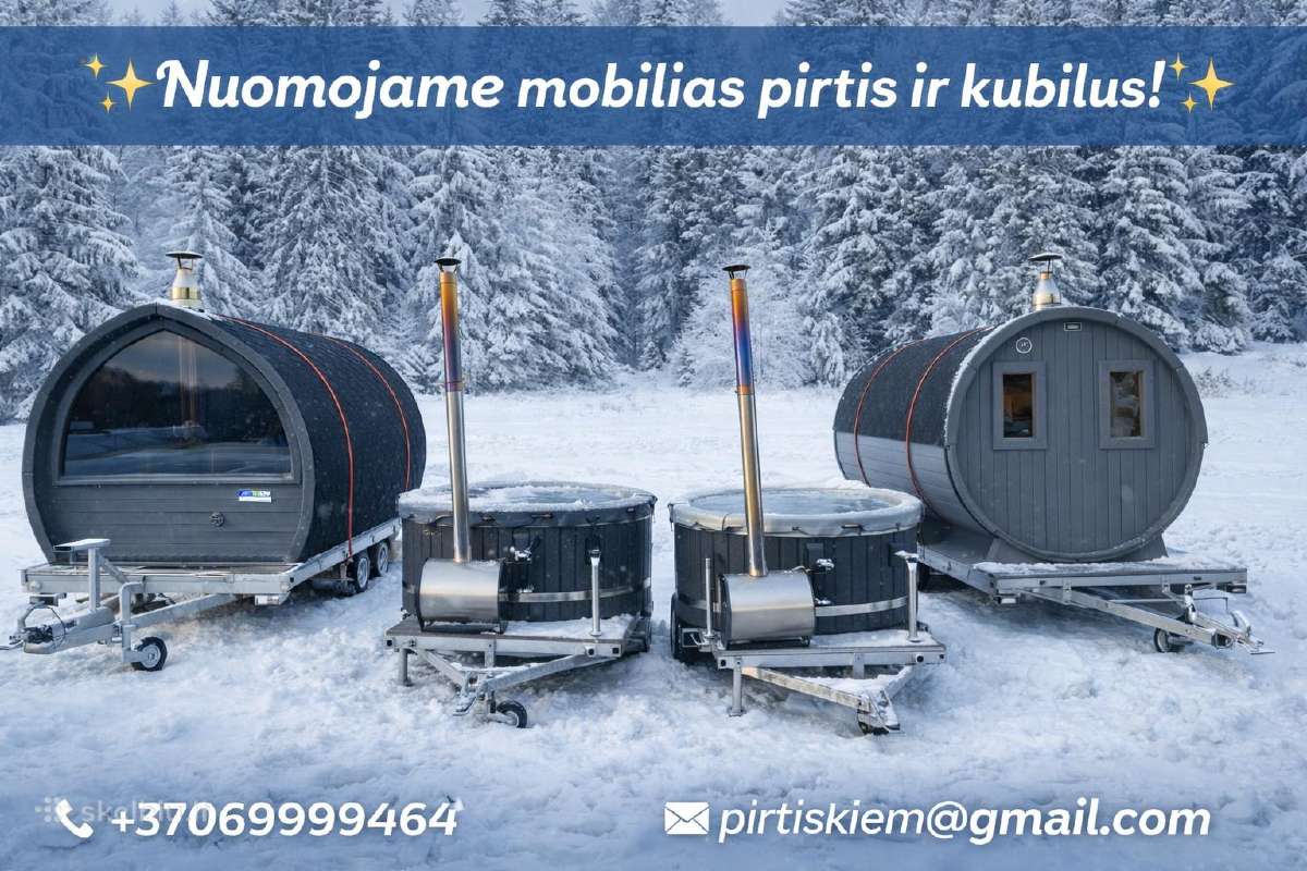 Mobili pirtis ! mobilus Kubilas ! Nuoma - nuotraukos Nr. 15