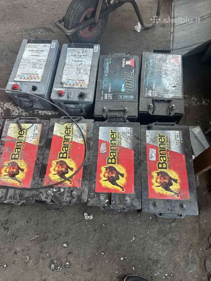 Akumuliatoriai Vilkikams 12v 240ah /210ah 1200a