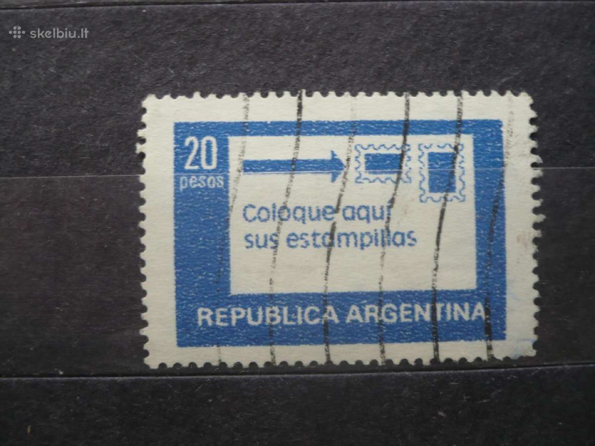 1978 m. pašto reklama