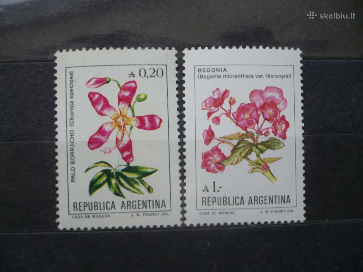 1985 m. Argentinos gėlės Mhn