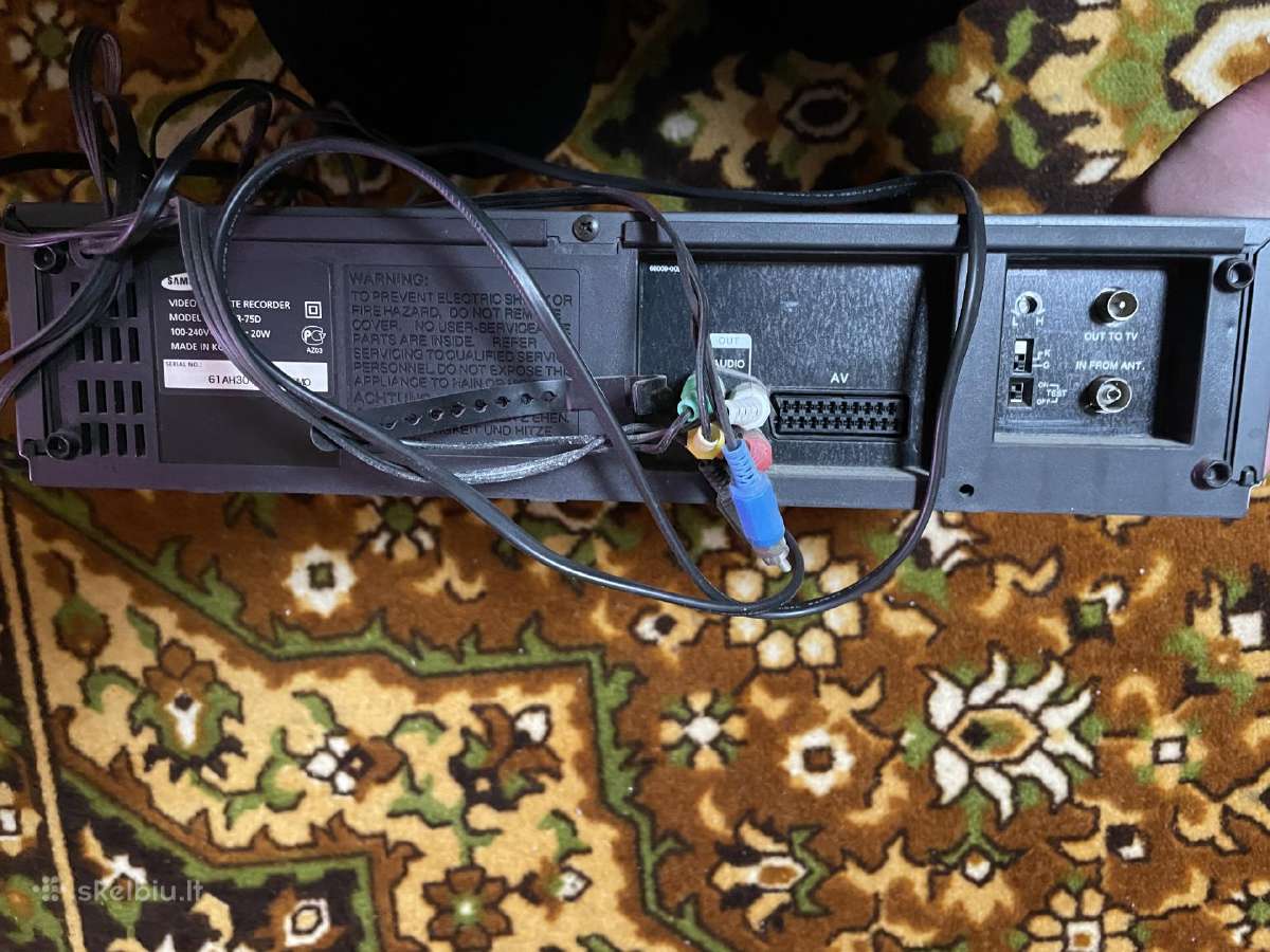 Samsung video cassette recorder - nuotraukos Nr. 4