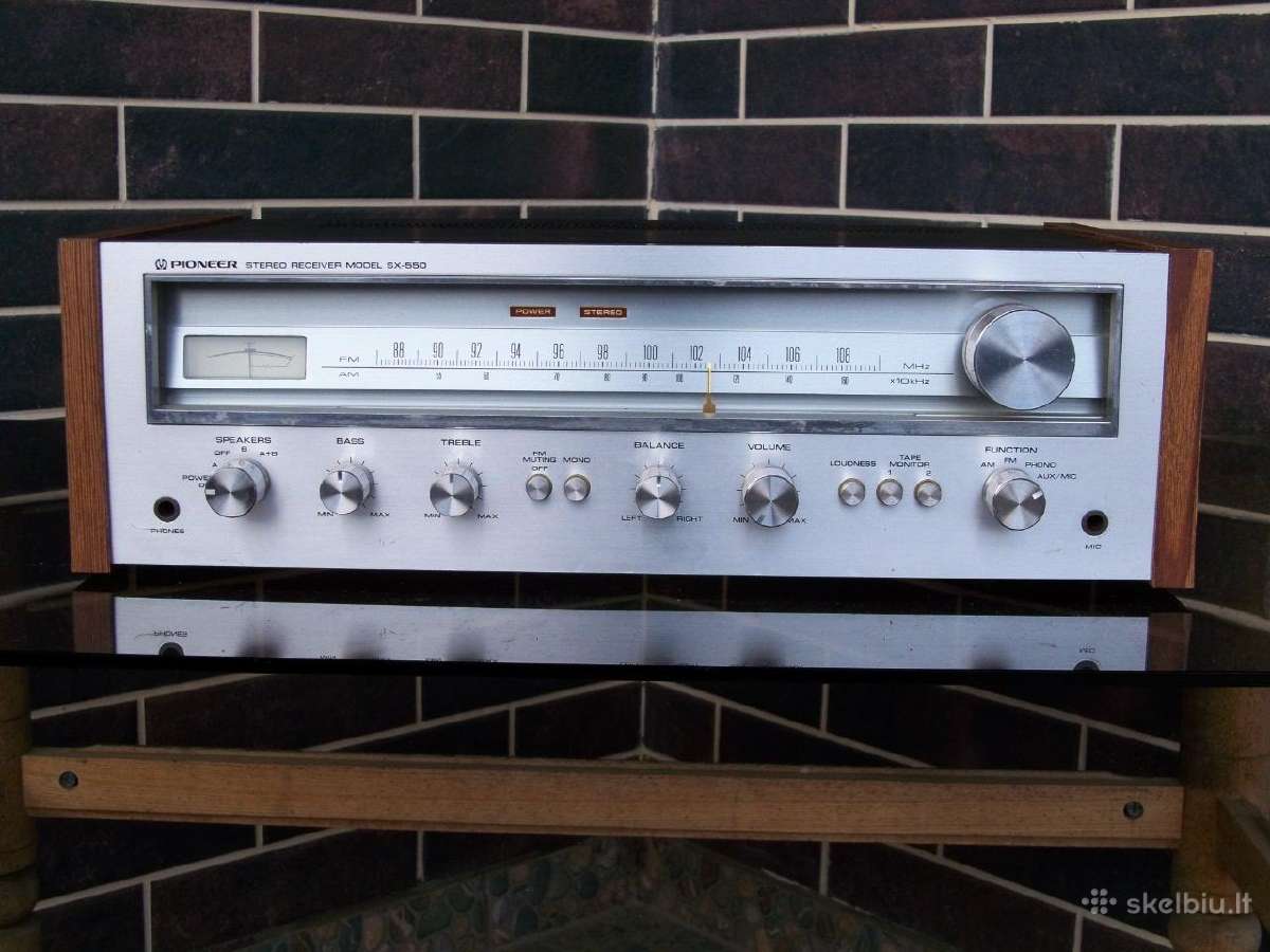 Pioneersa. Sx 980, 780, 550. Sa 9500. - nuotraukos Nr. 20