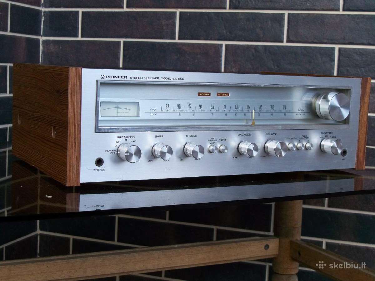 Pioneersa. Sx 980, 780, 550. Sa 9500. - nuotraukos Nr. 21