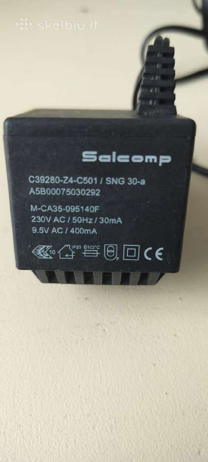 Maitinimo adapteris 9.5 V Ac, 0.4 A