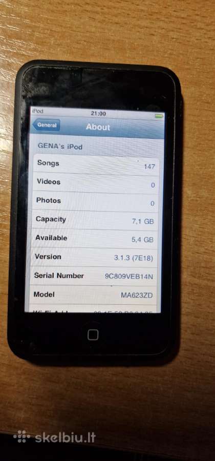 Apple iPod touch 2nd gen 8gb - nuotraukos Nr. 3