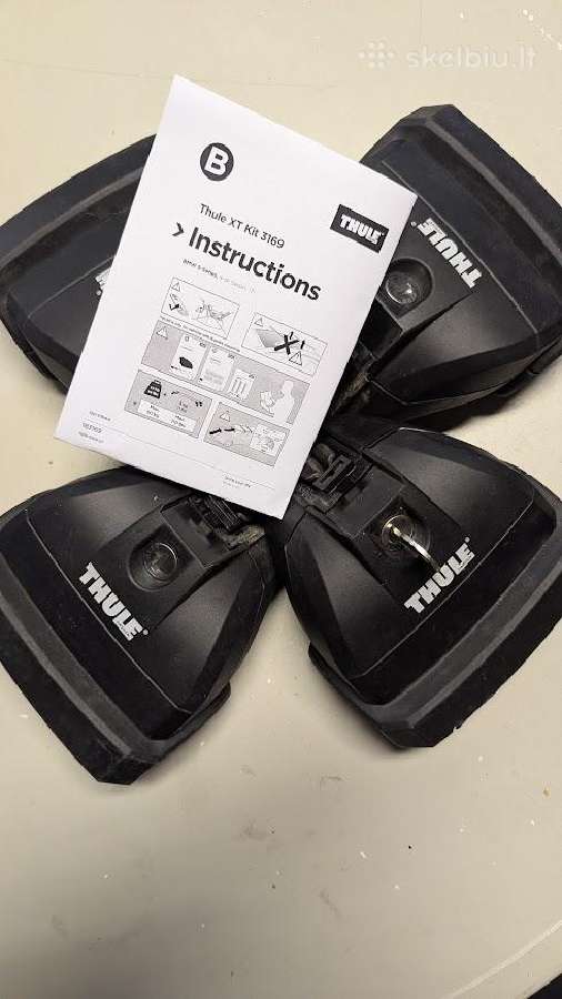 Thule Bmw 5 4-dr 17-, kojos 753 ir kit 3169 - nuotraukos Nr. 2