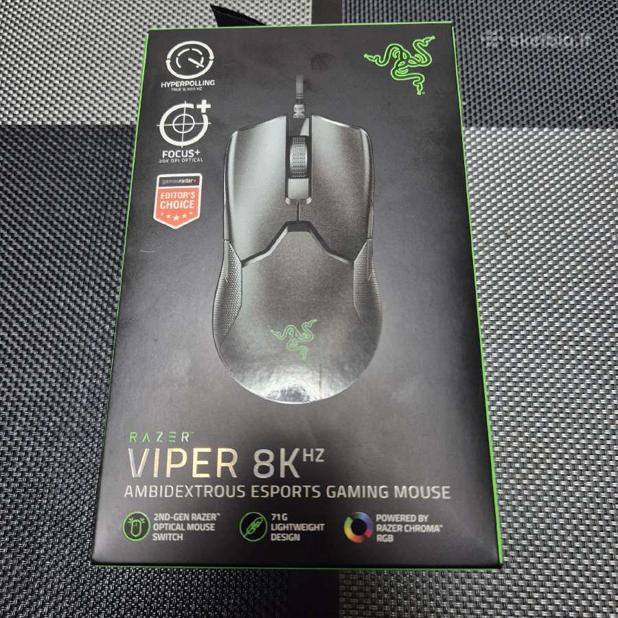Esports Žaidimų pelė Razer Viper 8khz, Juoda
