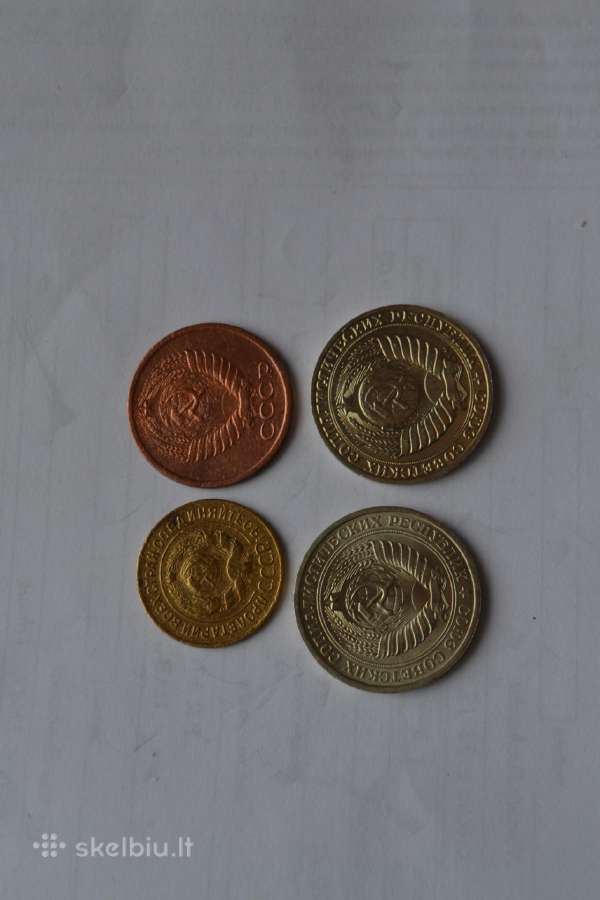 1 rublis 1976,1991 m.3 kap.1927m.5 kap.1972 m. - nuotraukos Nr. 2