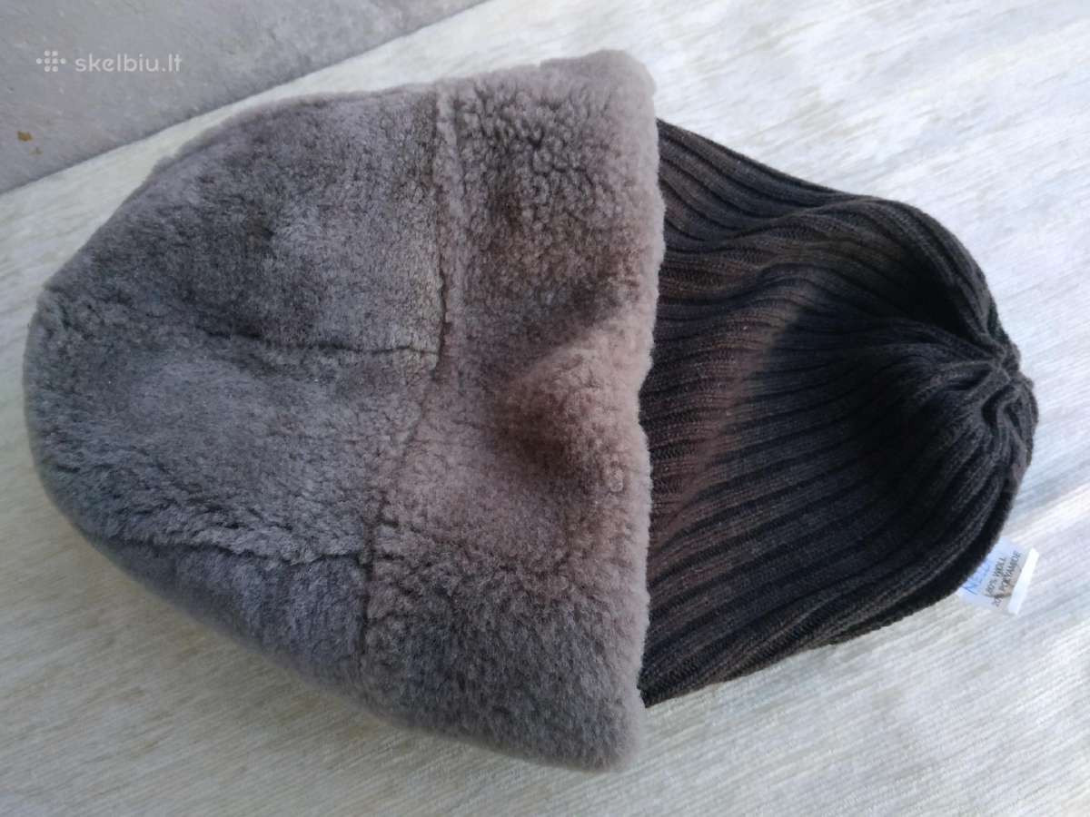 Avikailio (mutono), su vilnos pamušalu kepurė - nuotraukos Nr. 7