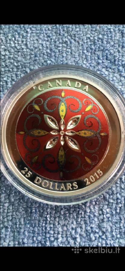 Moneta Canada 2015m. 25 dollars, sidabras