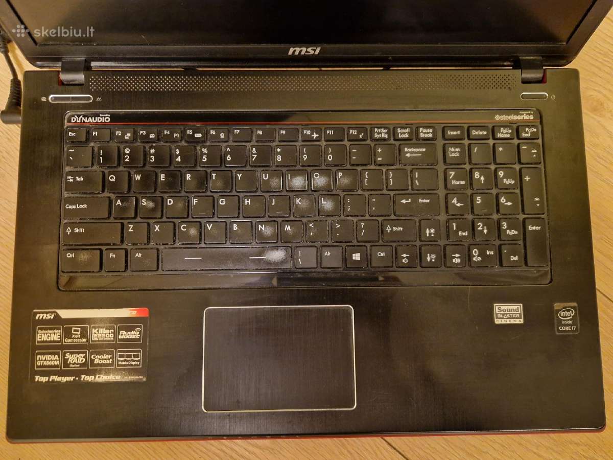 Žaidimų kompiuteris Msi Ge70 2pe Apache Pro 17" - nuotraukos Nr. 3