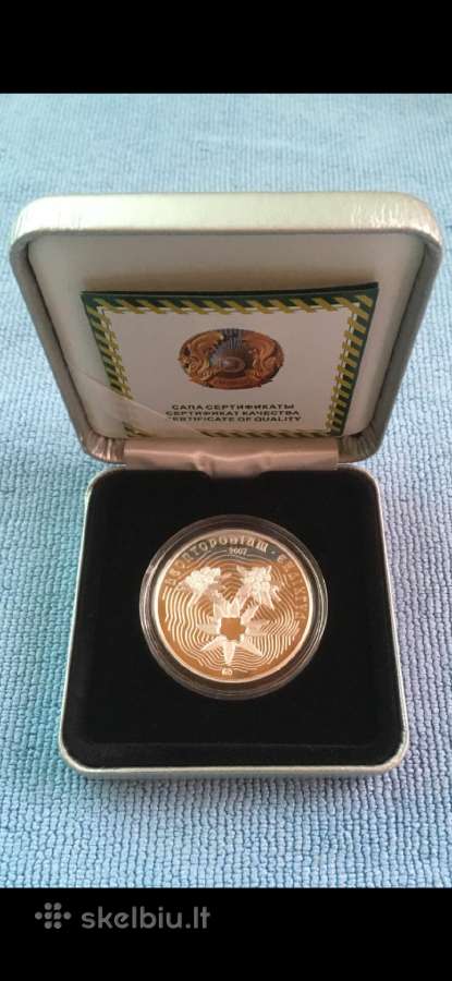 Moneta Kazakhstan 2007m. 500 tenge, sidabras - nuotraukos Nr. 3