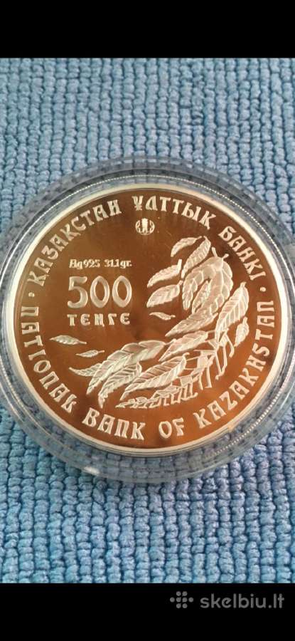 Moneta Kazakhstan 2007m. 500 tenge, sidabras - nuotraukos Nr. 2