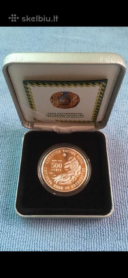 Moneta Kazakhstan 2007m. 500 tenge, sidabras - nuotraukos Nr. 4
