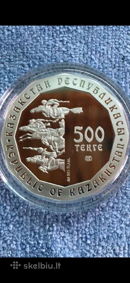 Moneta Kazakhstan 2010m. 500 tenge, sidabras - nuotraukos Nr. 2