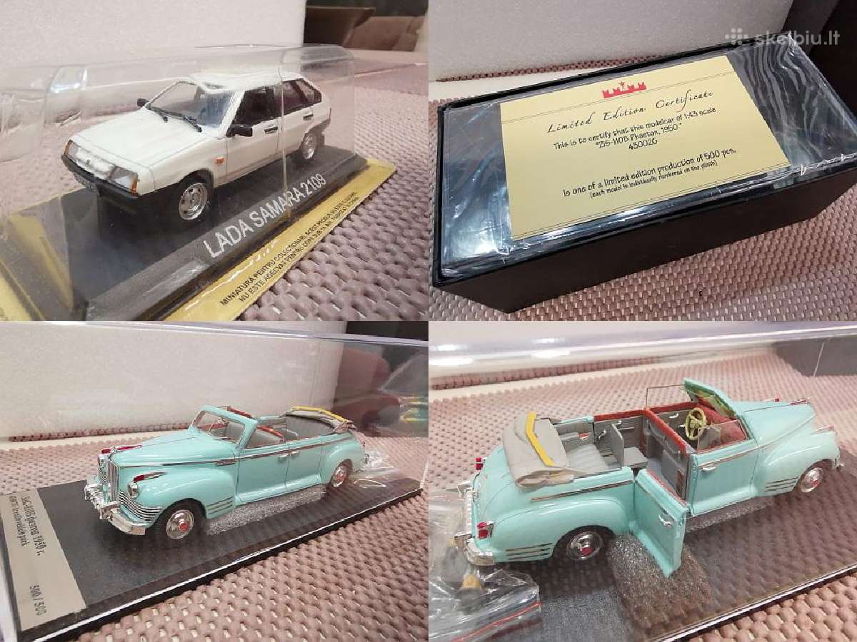1:43 Rusiškų Automobilių Modeliai - nuotraukos Nr. 2