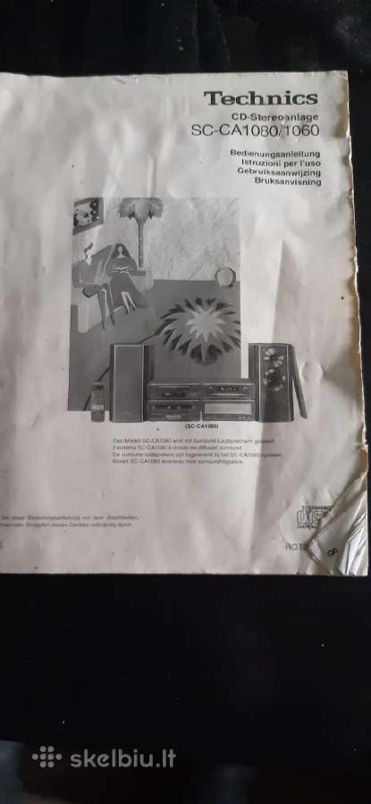 Technics 1080 muzinis centras - nuotraukos Nr. 4