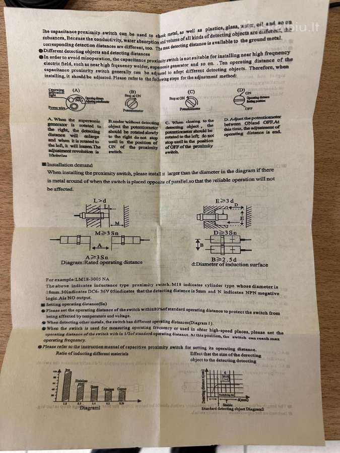Artumo sensoriai Lm8-300na - nuotraukos Nr. 7